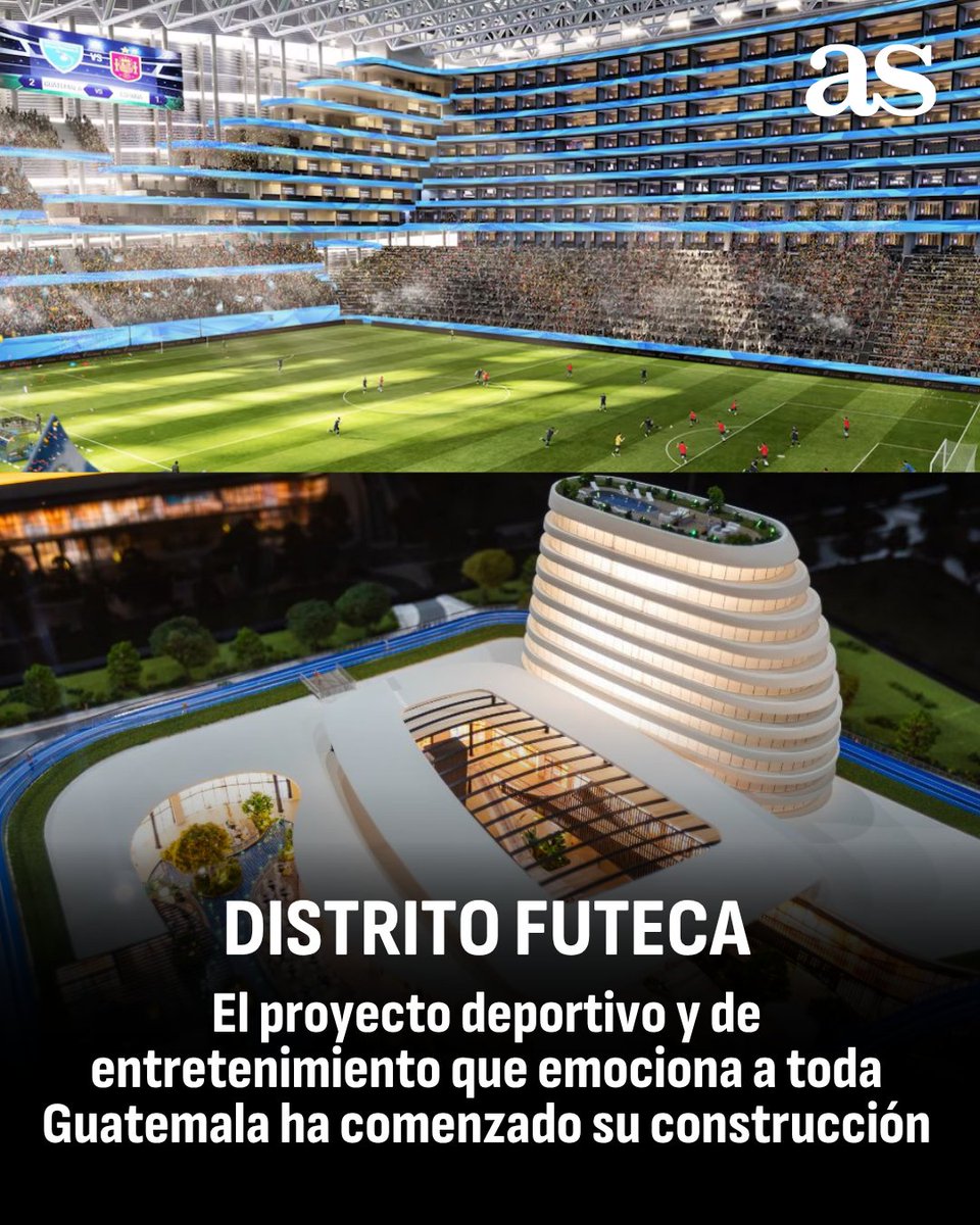 US_diarioas's tweet photo. ¡Impresionante! 🔥🤯
El proyecto de Futeca Corporación que busca darle un nuevo vuelco al mundo del entretenimiento, deportes y eventos a gran escala ya comenzó su construcción🏟️🇬🇹
Más detalles en el primer comentario ⬇️⬇️
#Futeca | #Guatemala | #DistritoFuteca https://t.co/7bPNY9Xs6s