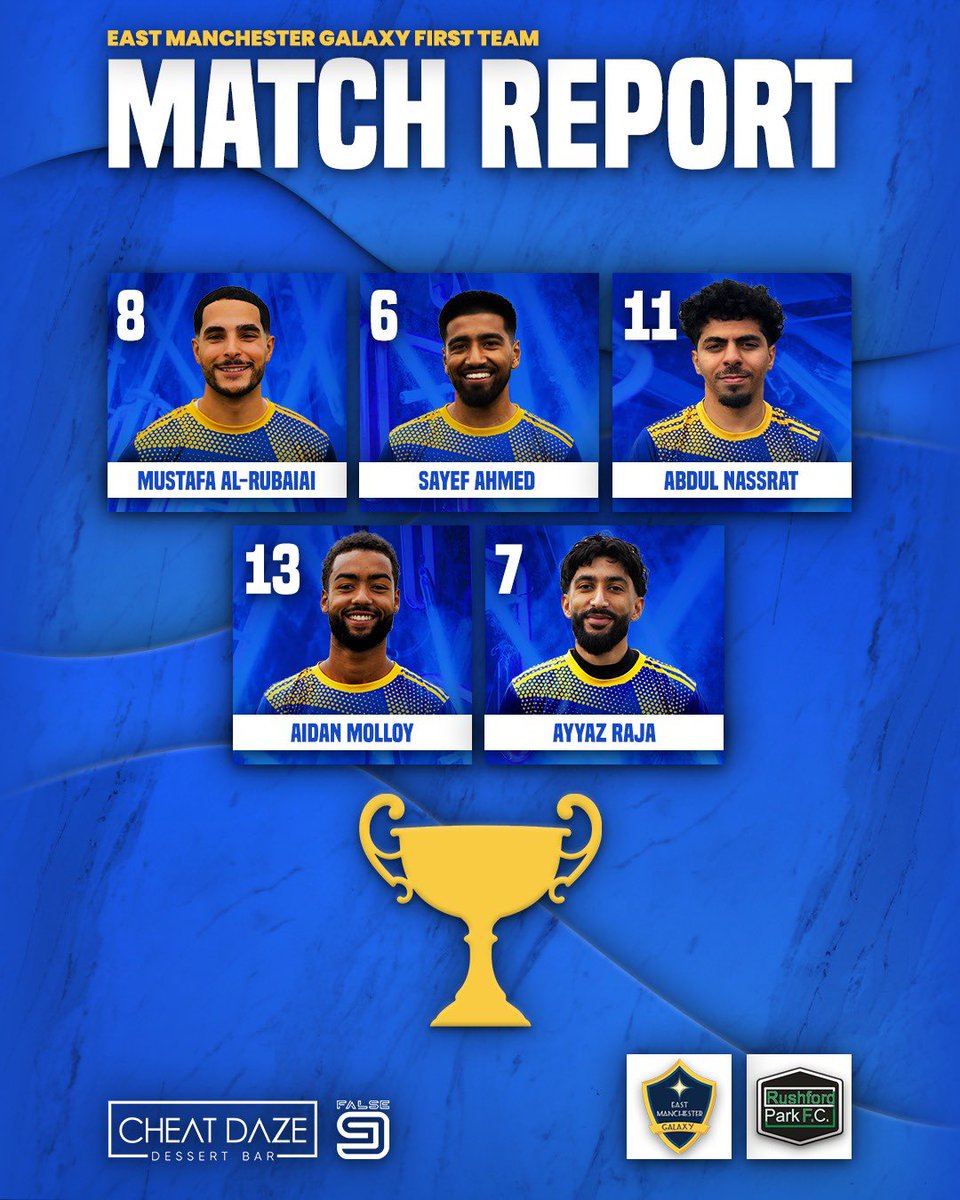 EMGFirstTeam's tweet image. Rhodes Cup Final 🏆 | Matchday Squad 📋

The squad ready for the biggest stage. One game. One trophy. Everything on the line.

Powered by Cheat Daze 🔵🟡
👕 Kits by False 9

Virtus Et Gloria 🏆

#EMGFirsts #VirtusEtGloria #Squad #CupFinal #GrassrootsFootball