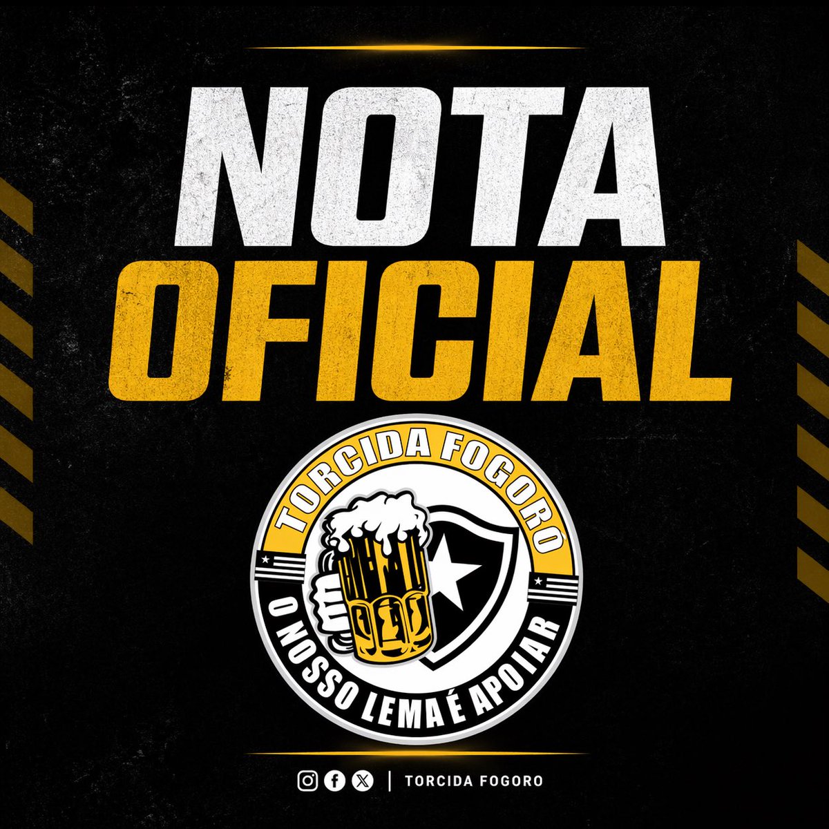 A Fogoró esclarece que Marcos da Silva não faz parte do nosso quadro de membros, tendo apenas realizado trabalhos pontuais como freelancer.

Repudiamos veementemente a conduta relatada. A Fogoró é, por essência, uma torcida acolhedora e familiar, onde o respeito é inegociável.