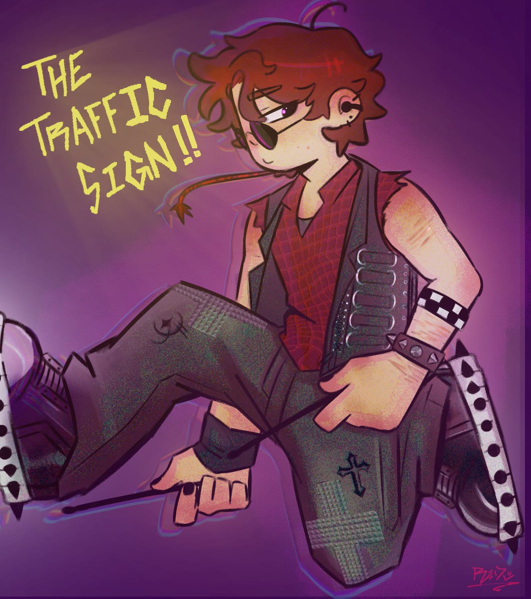 Ocelotl_w's tweet photo. En fin, "The traffic sign!!" la mejor banda.

#BandsHS #fnafhs #fhstwt https://t.co/Wfyf3OgTZs