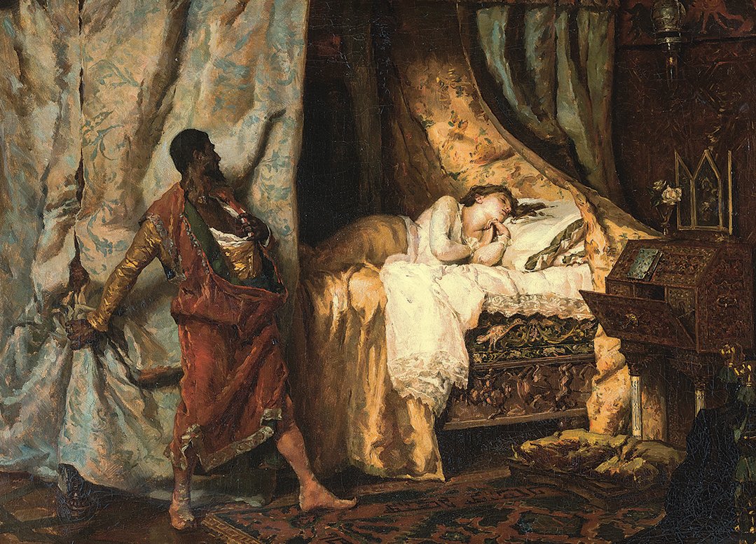ElMuseoSoumaya's tweet image. #DatoCurioso
Otelo es uno de los personajes más complejos de la #Literatura por su conflicto entre celos, honor y desesperación.
Esta obra de Antonio Muñoz Degrain, inspirada en la tragedia escrita por William #Shakespeare, se conserva en la #ColecciónDelSoumaya.