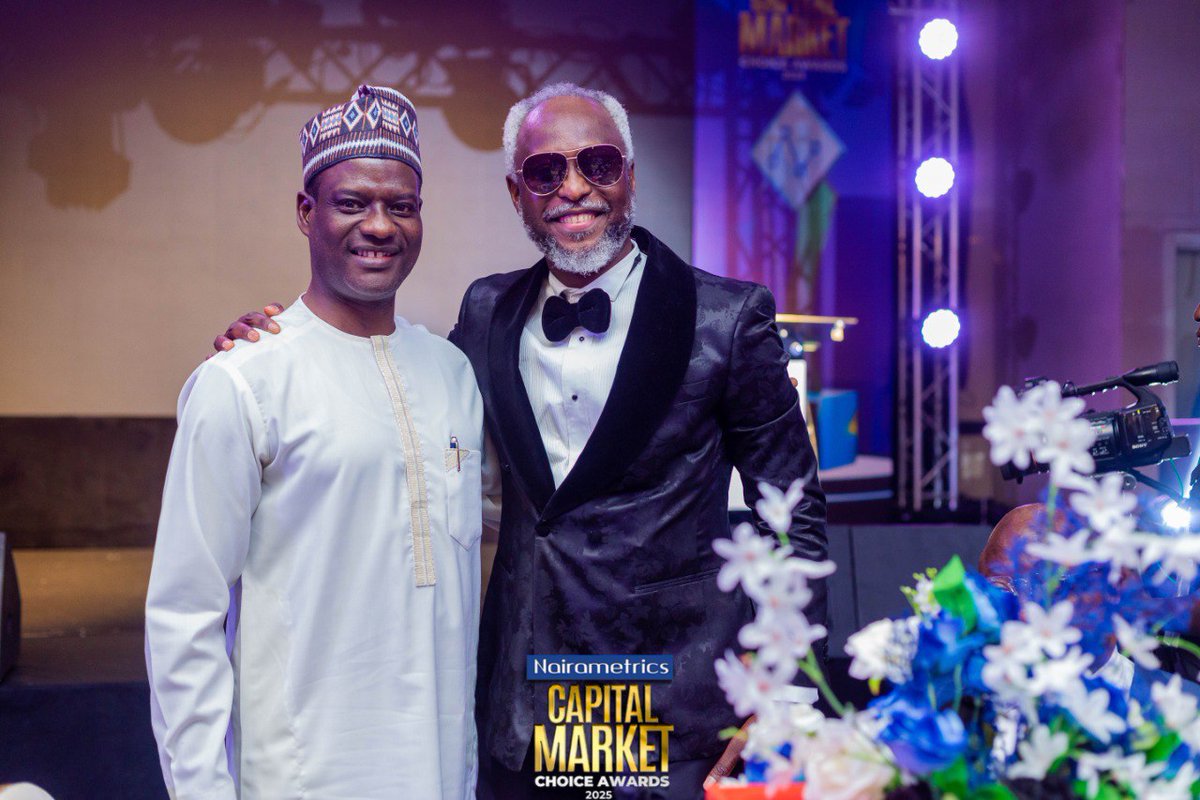 Nairametrics's tweet photo. A night that celebrated the very best of Nigeria's capital markets.

#NMCapitalMarketsAwards #Nairametrics #NMCA https://t.co/TVrGkxfo7x