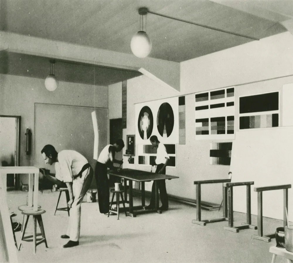 Design teams should bring back the Bauhaus studio vibe. Read a book for an hour, cut up magazines, play with a new (or old!) technology, mix some paint, try graffiti, make things with no goal. Decouple your value from time and productivity. Explore, and report back your cool