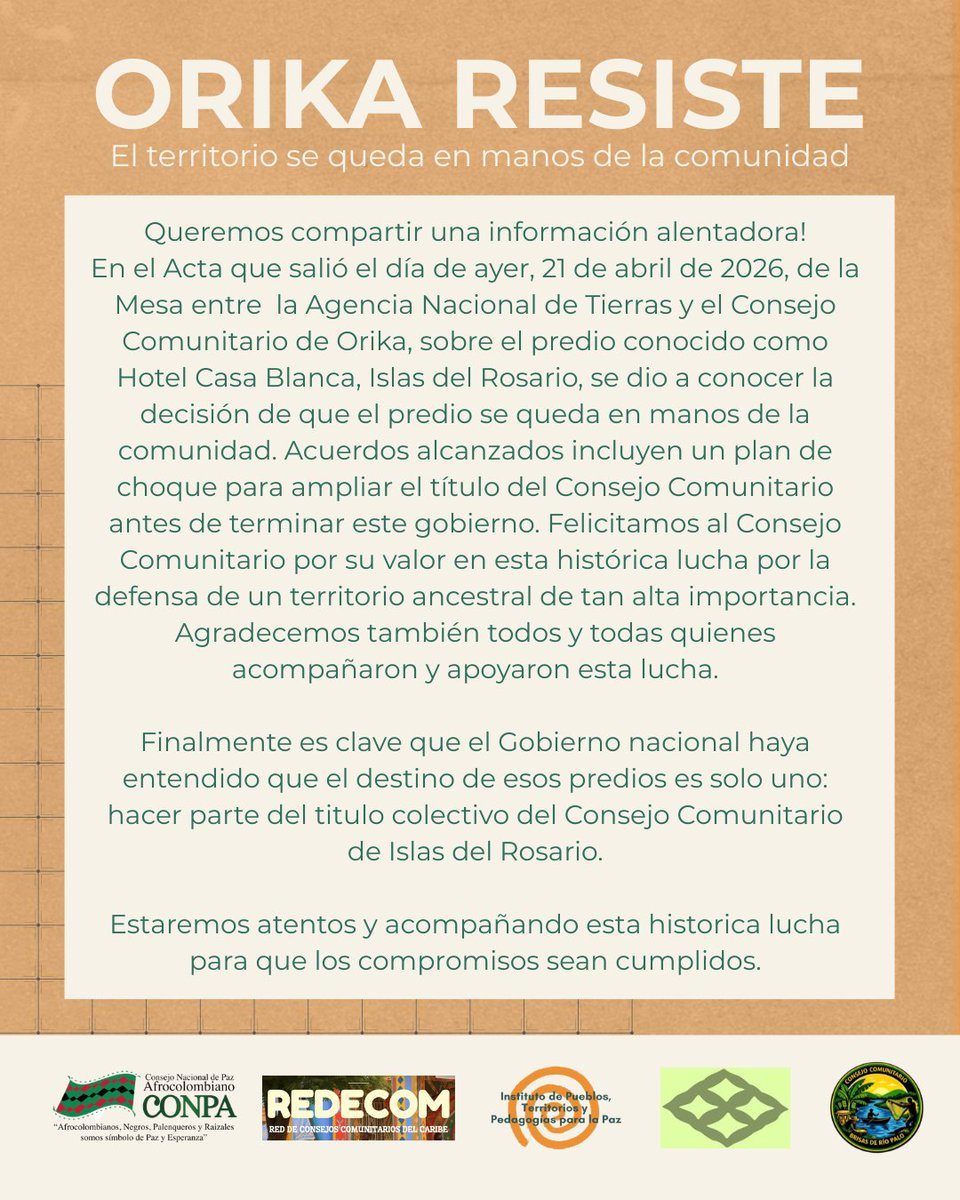 Instituto Pueblos Territorios Pedagogias para Paz tweet media