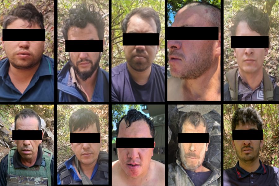 HRS4NTOS's tweet image. AGARRAN A 10 "GUANITOS GEDIONDOS" EN OPERATIVO DE AYER EN DURANGO. 
Detienen a 10 integrantes del grupo delictivo "Gente del Guano", del cual es líder Aureliano Guzmán Loera "Guano" hermano de Joaquín "El Chapo" Guzmán tras operativo en La Cebadilla, #Tamazula, #Durango.