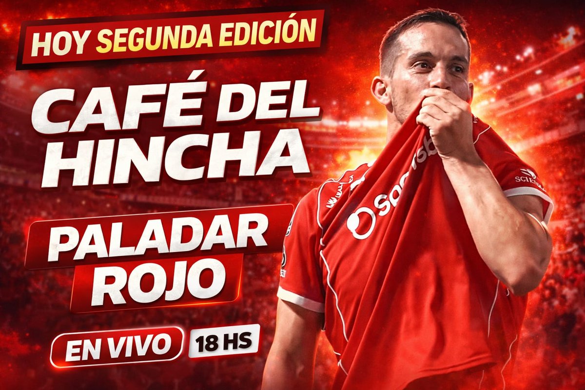 🔥 ¡SE AGRANDA PALADAR ROJO! 🔥
Sumamos una SEGUNDA EDICIÓN 📺
🔴HOY JUEVES a las 18 hs🔴
📍 En vivo por YouTube
👇👇👇👇👇👇👇👇
youtube.com/live/6DOnnMG3o…