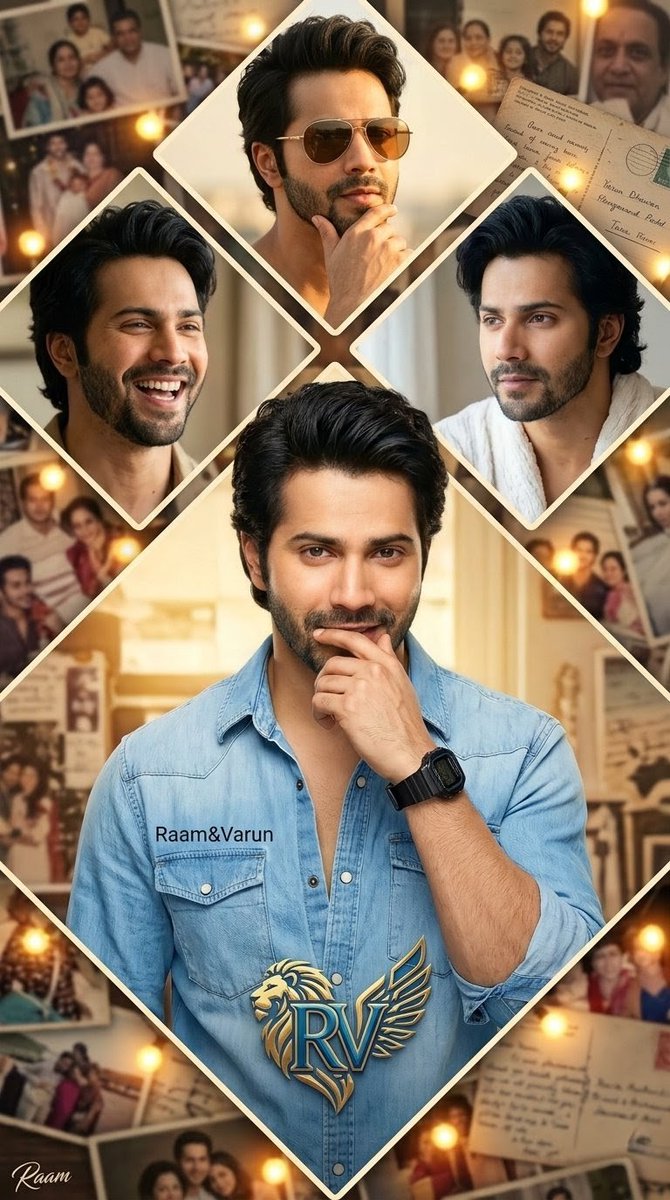 maheshwari27521's tweet image. A stylish birthday tribute to Varun Dhawan, celebrating his passion, confidence, and incredible journey in the film industry.
Hashtags: #HappyBirthday #VarunDhawan #StyleIcon #Passion #CelebrityVibes #TrendingNow #RaamAI