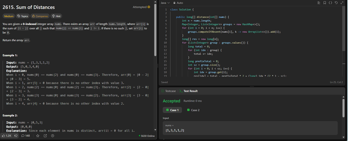 Priya_Chauhan05's tweet photo. Day 313/365 #code

✅Sum of Distances

#DSA #Consistency #Leetcode #Coding #ProblemSolvingDay https://t.co/eoEZ7QPArW