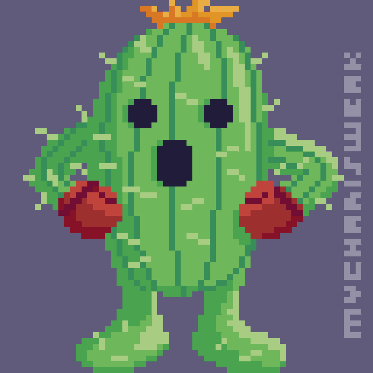 mycharisweak's tweet image. Here what i draw for this week's challenge "cactus"
Togemon! Fron Digimon Adventure

#デジモン #Togemon #digimonadventure #weeklypixels #pixelart