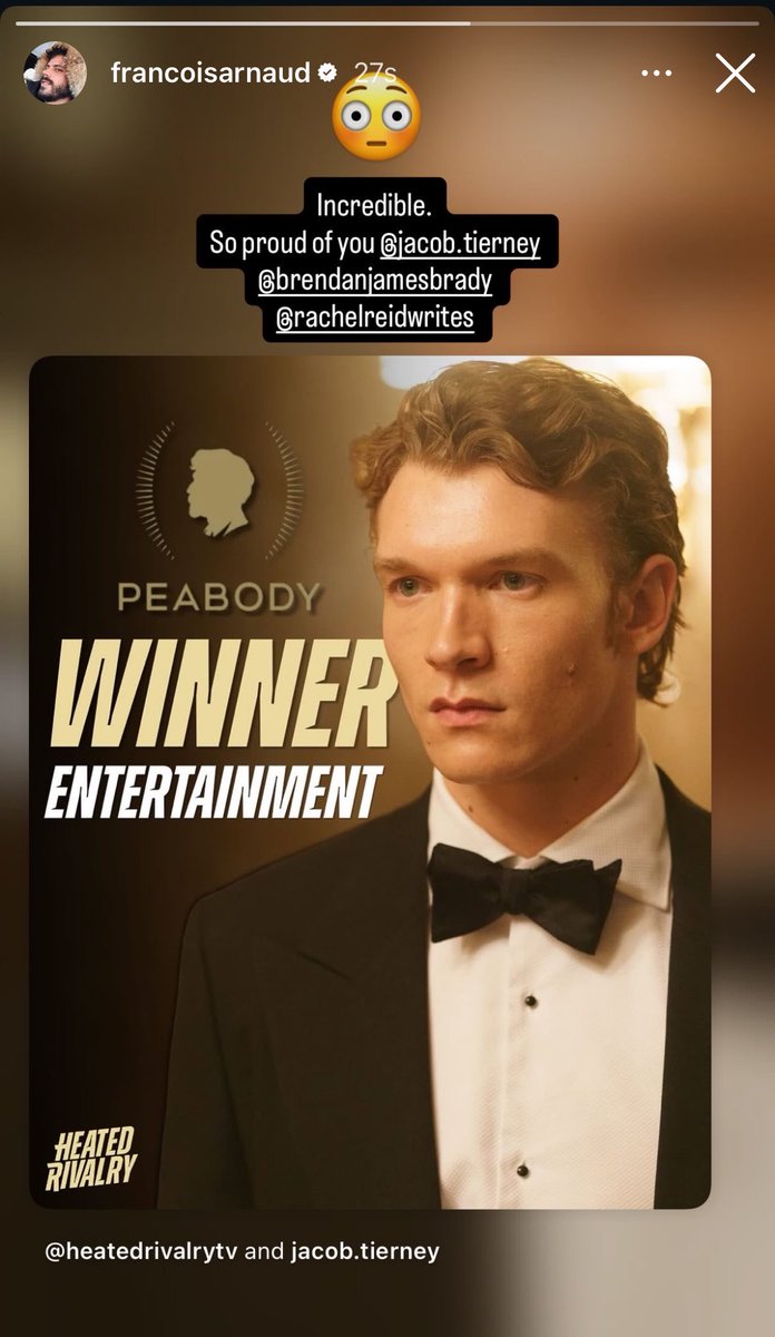 François Arnaud’s Instagram Music tweet media