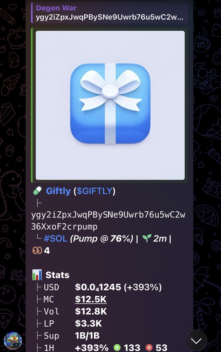 DegenWar01's tweet image. CA&amp;gt;&amp;gt; ygy2iZpxJwqPBySNe9Uwrb76u5wC2w36XxoF2crpump
#memecoin #Cryptotrends #Alpha #Degen #solana