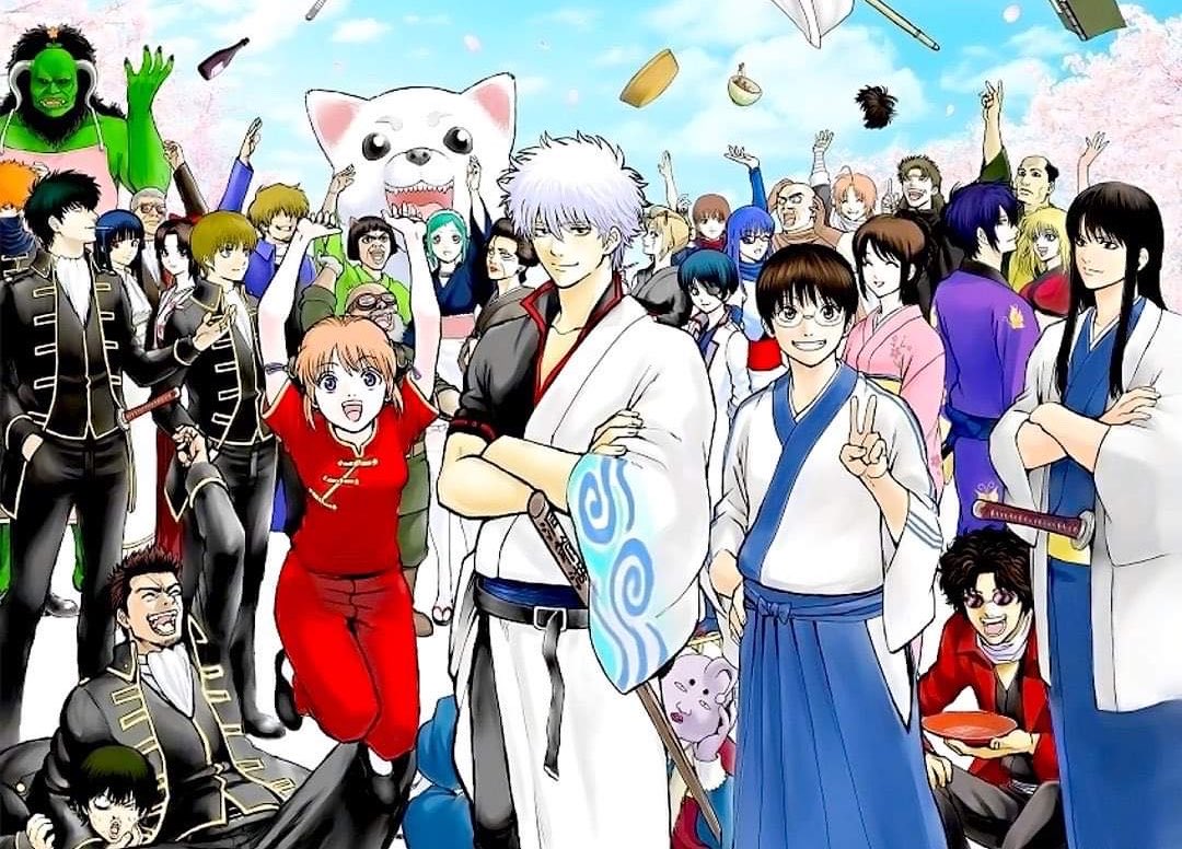 ngl it really is the entirety of gintama characters