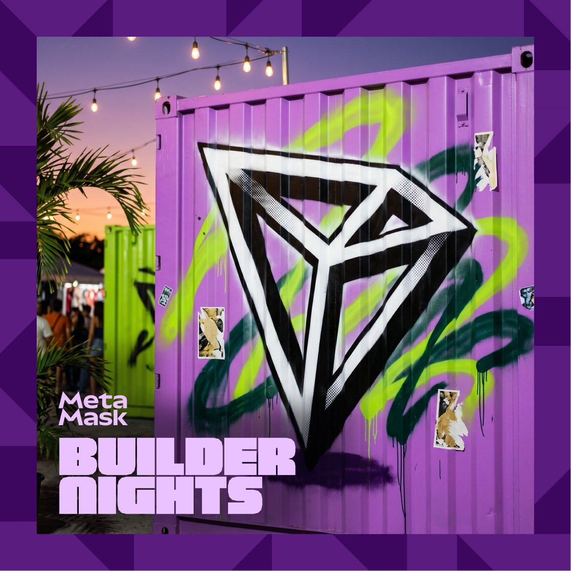 trondao's tweet image. Come join TRON x @MetaMask in Miami! 🦊🔻

We're co-hosting Builder Night Multi-Chain Fest — a full Wynwood Marketplace takeover. 

1,500+ builders. Headlining talks. Live set from 2026 Grammy nominated Los Wizzards. Panels, activations, festival surprises — the full Builder