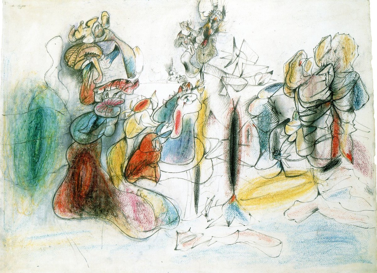 アーシル・ゴーキー （Arshile Gorky、1904-1948） 『解剖学黒板