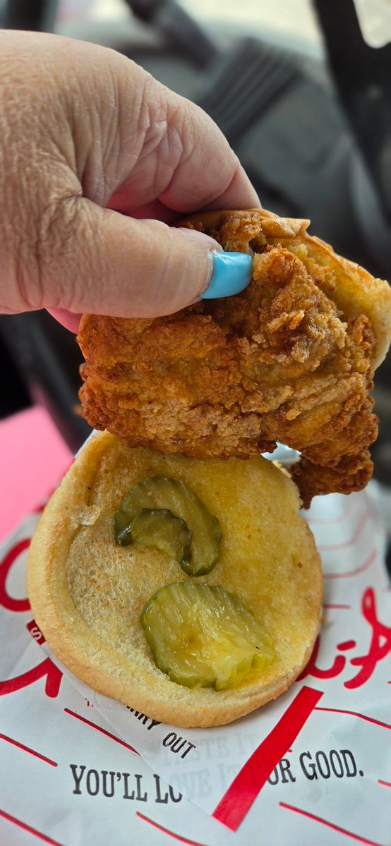 When you order "extra pickles". 🙄 I guess this is <a href="/ChickfilA/">Chick-fil-A, Inc.</a> idea of extra pickles. 🤦‍♀️