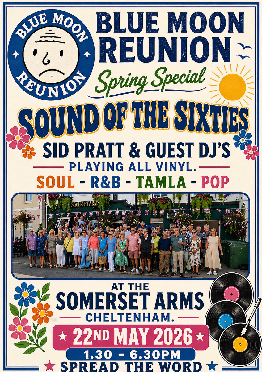 BlueMoonClassi1's tweet image. Everyone welcome and unlike many other venues ,it’s free as always.

#bluemooncheltenham #mods #bluemoon #soul #rhythmandblues  #vinyl #sixties  #cheltenham