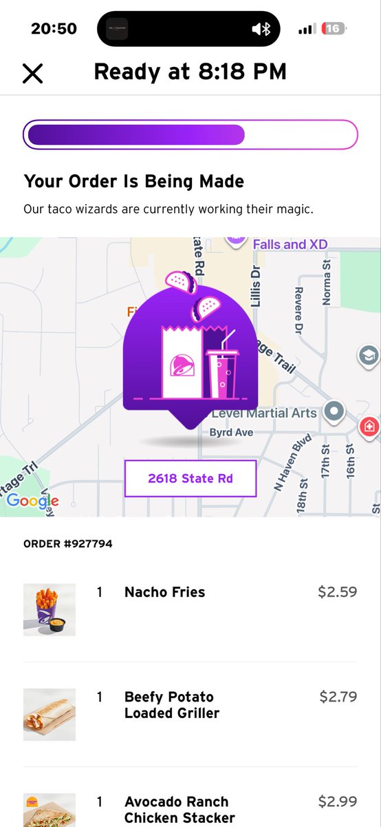 Lydak_'s tweet photo. @tacobell My prepaid mobile order was supposed to be ready at 8:18, but it took so long I had to leave for my event and come back later so I wouldn’t be late. The food was cold, and I wasted an hour and a half even though I ordered ahead of time. Can you guys make this right. https://t.co/68qgS6kI87