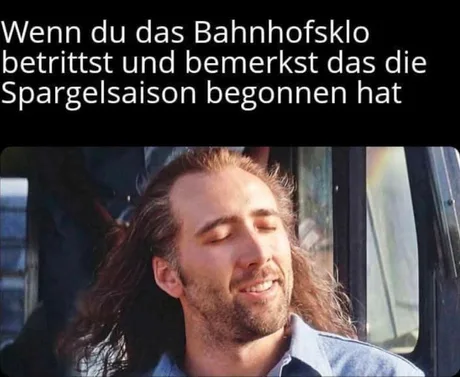 #Meme #Bahnhof #Spargel