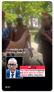 kinshasaweb's tweet image. #SCANDAL #MahoroPeace Adele Kibasumba @AKibasumba , among the leaders of the Mahoro Peace Association, which claims to be Congolese and represent Congolese Banyamulenge, was present during the Rwanda-backed Banyamulenge protest on April 20 in Washington. 
x.com/xtr_africa/sta…