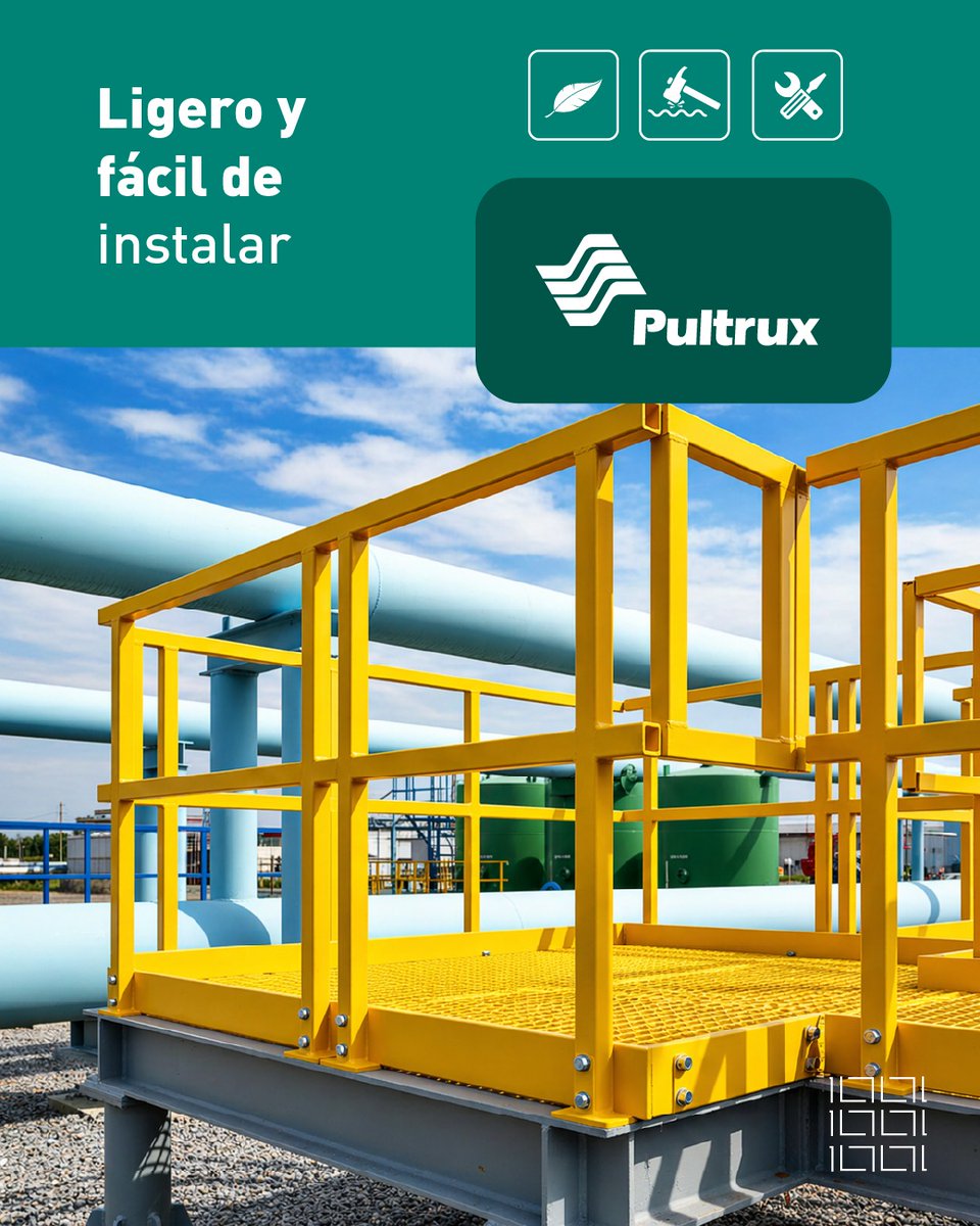 StabilitMexico's tweet photo. Los perfiles de pultrusión combinan resistencia, ligereza y durabilidad, siendo ideales para proyectos de alto rendimiento. 

 💪 Alta resistencia a la corrosión
 ⚡ Ligero y fácil de instalar
 🏭 Ideal para estructuras industriales y comerciales

 🔗 https://t.co/Xg09WNUg2P https://t.co/wCg8bLzG5O