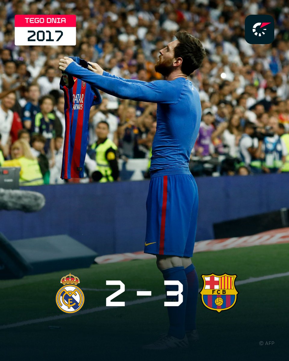 FlashScorePL's tweet image. Dokładnie 9. lat temu na 🏟️ Santiago Bernabeu 🇦🇷 Lionel Messi strzelił 500. gola dla Barcelony. Gol w ostatniej akcji meczu i cieszynka która przeszła do historii.

✍️ Jaka celebracja po strzelonym ⚽ golu dla Was jest najlepsza / którą zapamiętacie❓

#LeoMessi
#Messi