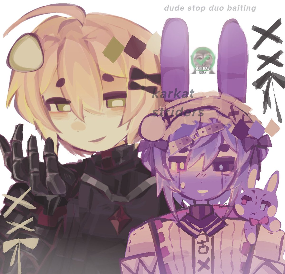 I miss my bum duo #sharpnessfanart #judelowfanart #sharplow