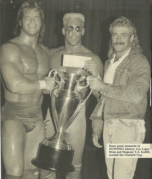 WrestlingCovers's tweet image. 38 years ago today, Sting &amp;amp; Lex Luger won the Crockett Cup. 🏆