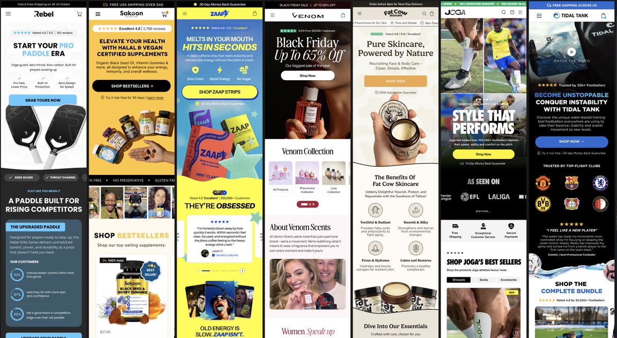 Optimised Homepages 🏄‍♂️