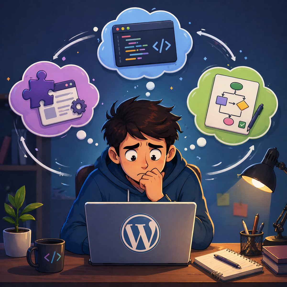 Every few months there is a new way to build websites.  

But if you have actually built enough projects, you know one thing stays the same.
"Every website starts with a decision."  

So I am curious, when you start a new project, what is the very first thing you do?