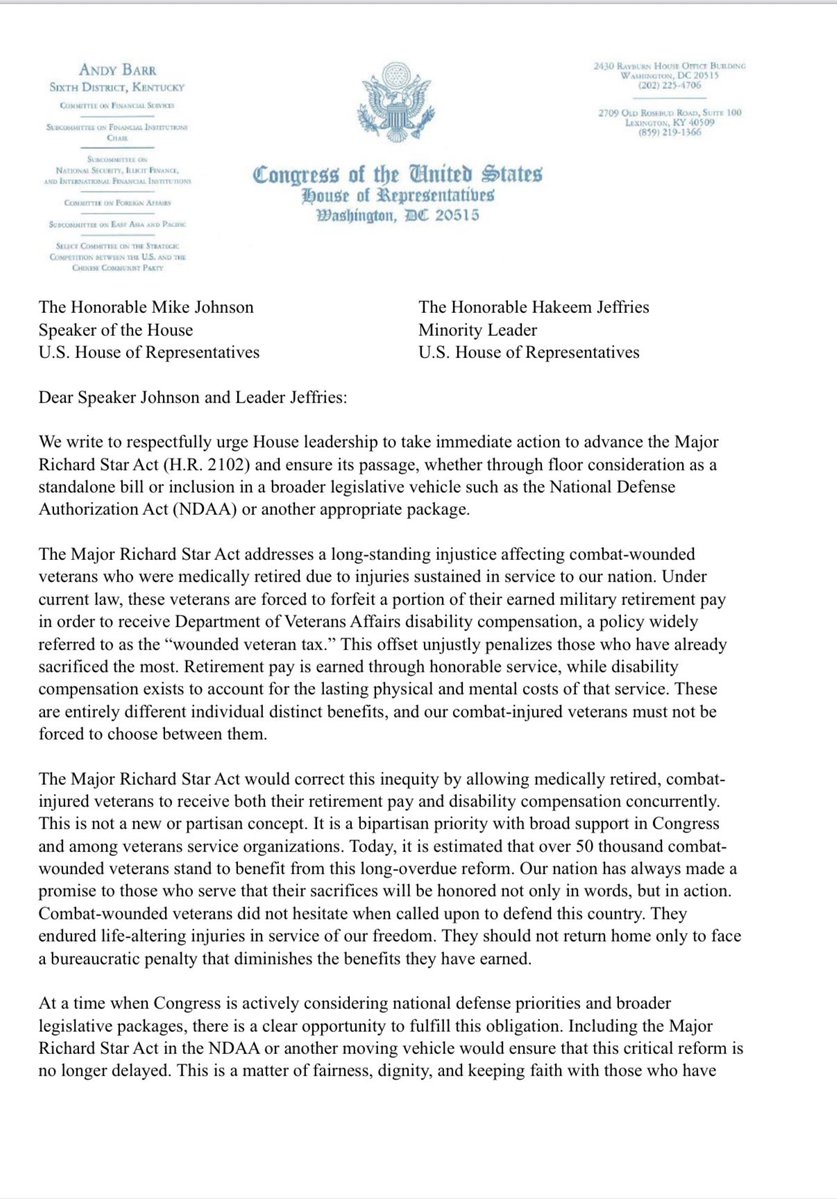 Congressman Andy Barr tweet media