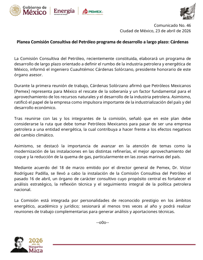 Petróleos Mexicanos tweet media