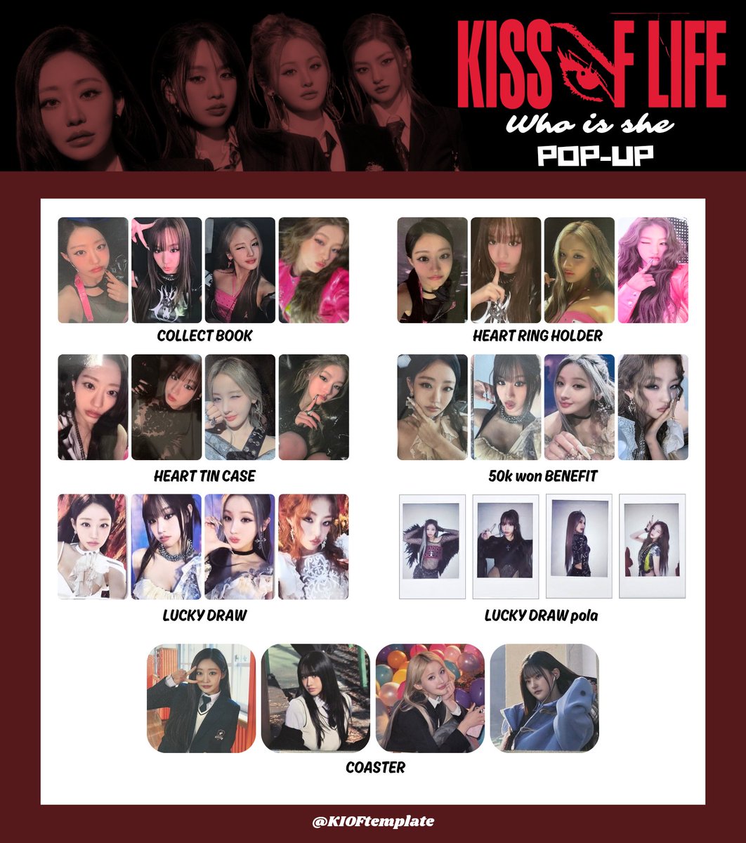 KIOFtemplate's tweet image. KISS OF LIFE [Who is she]

PHOTOISM &amp;amp; POP-UP CAFE MD
🔗drive.google.com/drive/folders/…

KISSOFLIFE キオプ templates pc 키스오브라이프 키오프 포카 JULIE NATTY BELLE HANEUL トレカ 一覧 KIOF PHOTOCARD poto card
#KISSOFLIFE #키스오브라이프
#KIOFtemplate #Who_is_she