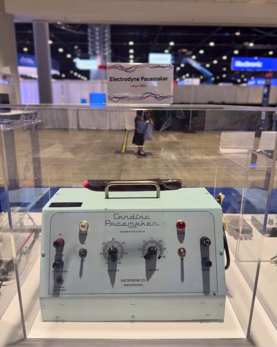 HRSonline's tweet image. How's this for a #ThrowbackThursday? ⏪ #HRS2026 attendees — swing by the EP &amp;amp; HRS History display in the Grand Concourse, North Building Level 3 and travel through the evolution of electrophysiology and HRS. You won't want to miss it. #tbt #EPeeps
