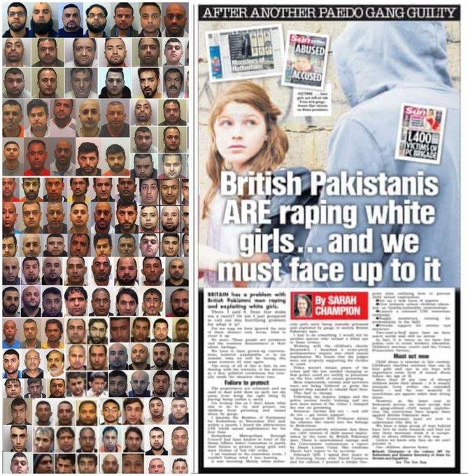 UltraDane's tweet photo. 80% of all Child Sexual Assault criminals in Great Britain are males of Muslim heritage.

The thing speaks for itself. https://t.co/MFSfafR0J5