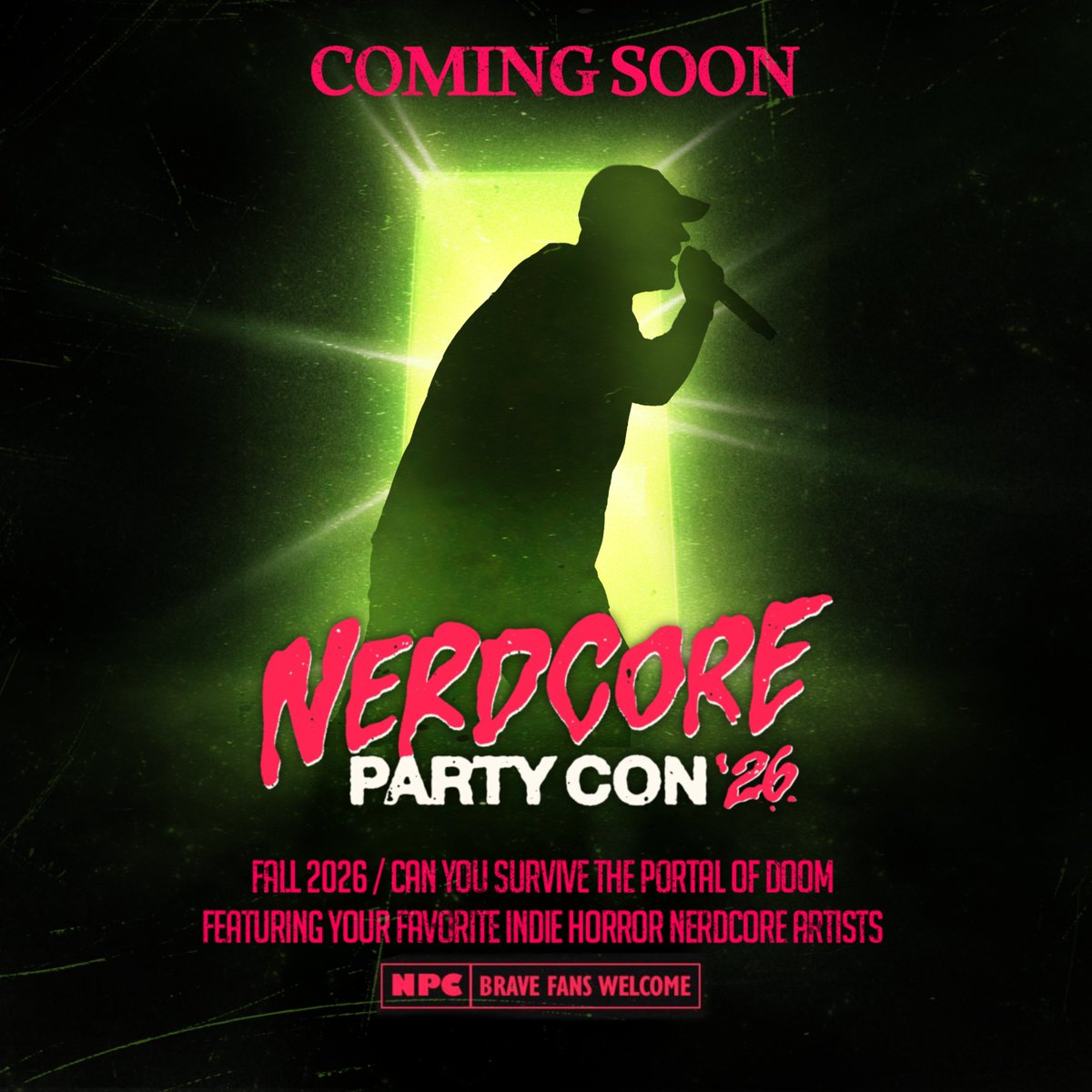 NerdcorePC's tweet image. NPC 2026 will be here before you know it! Here's a sneaky peek at two of the performing artists!