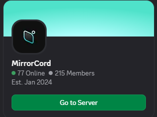MirrorCord tweet media