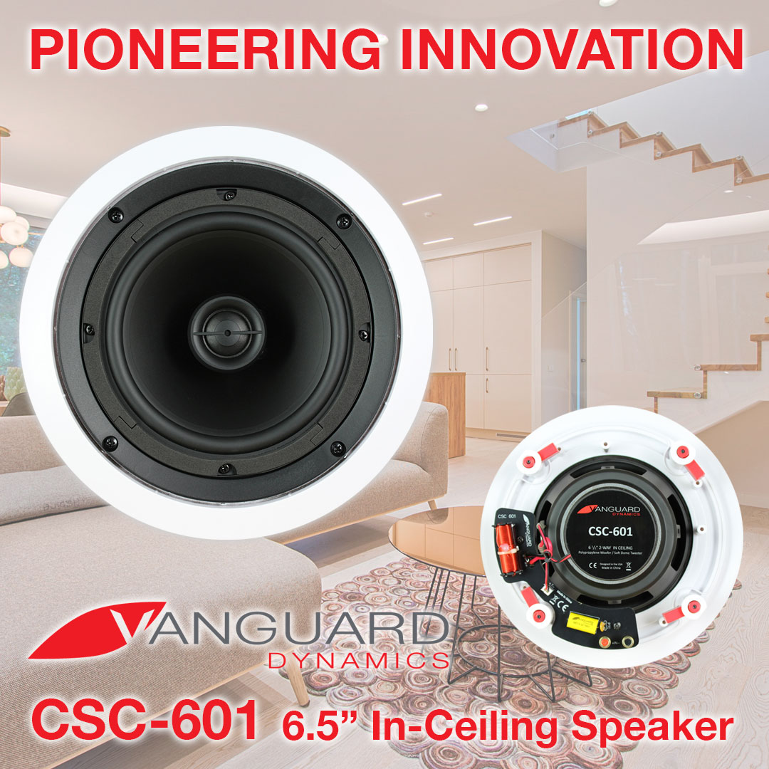Vanguard_Dyn's tweet photo. 🎶 Seeking a reliable, high-performance in-ceiling speaker for your next project? The Vanguard Dynamics CSC-601 Contractor Series 6.5" In-Ceiling Speaker offers exceptional sound quality in a sleek, modern design.​
https://t.co/GFAkgqsyfh... https://t.co/edxUcHK6M6