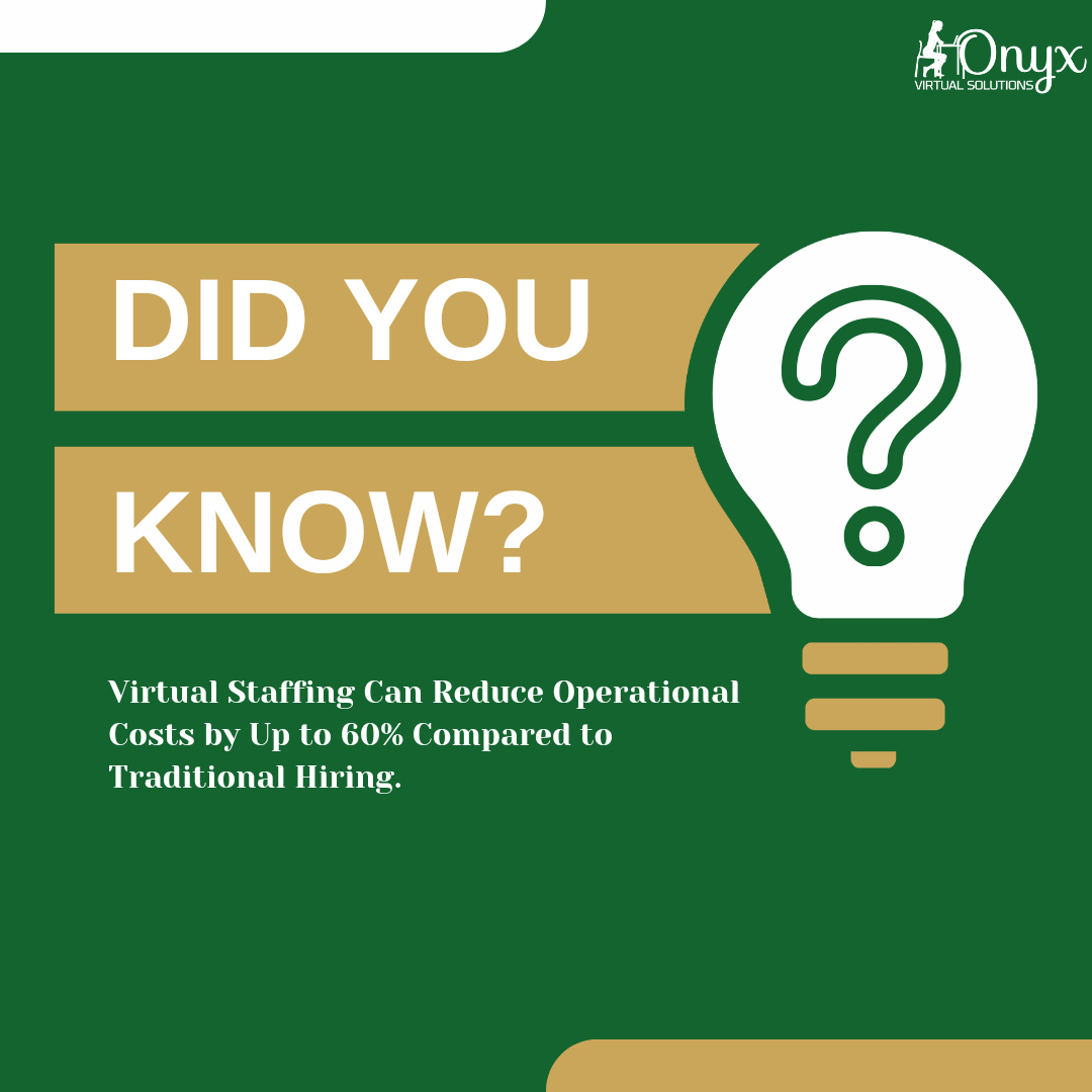 onyxvsc's tweet image. Virtual staffing provides a competitive advantage in the market.
#VirtualStaffing #RemoteWork #VirtualTeam #StaffingSolutions