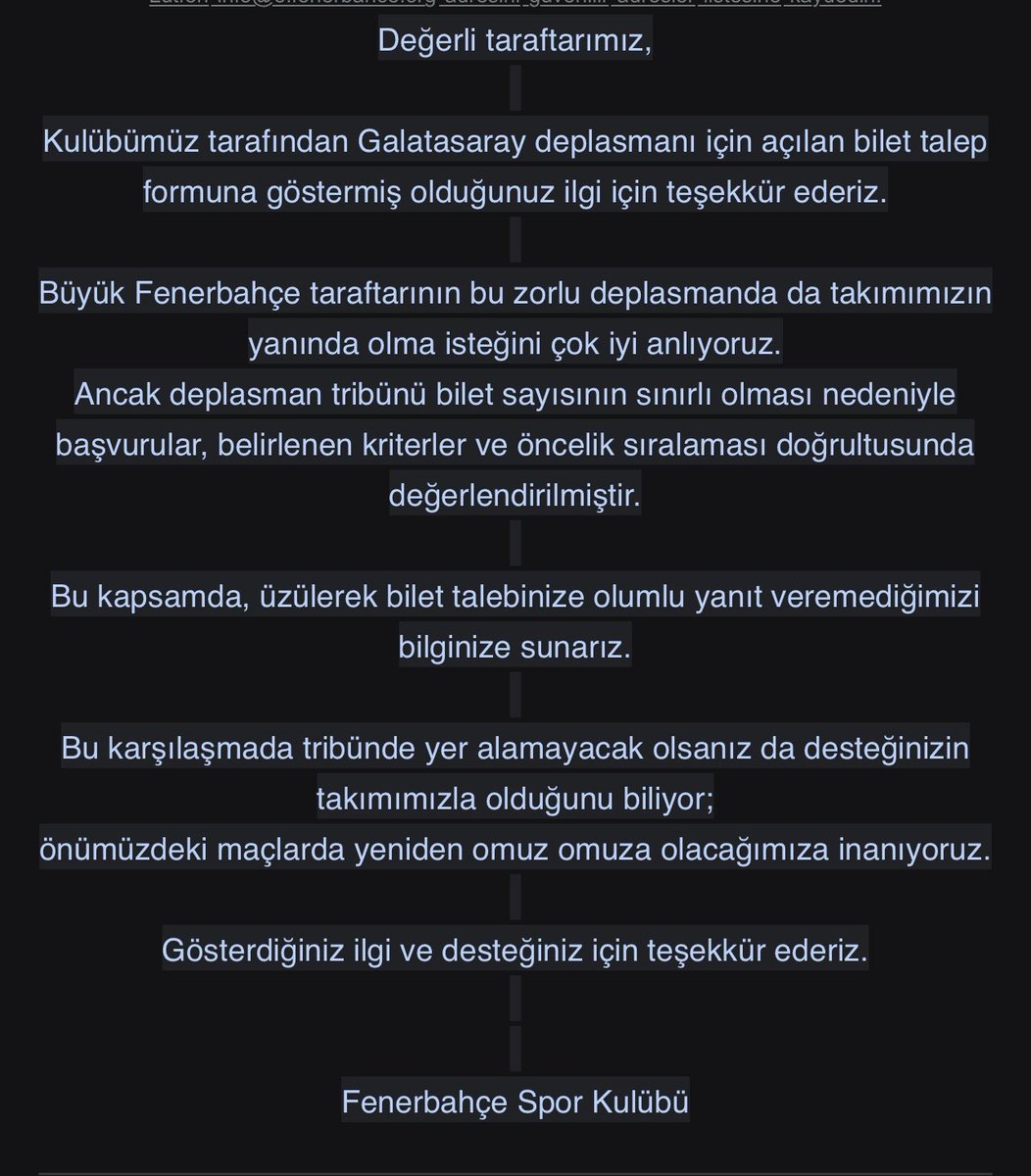 Kongre üyeliği ✅
Kombine✅ 
İç Sahadaki Tüm Maçlar✅
SONUÇ❌

Daha ne yapmalıyım?
<a href="/Fenerbahce/">Fenerbahçe SK</a>