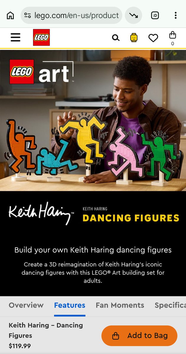 HSalcedo70's tweet image. "Some Artist Paint Masterpieces, and Others Build Them!"-LEGO
#LEGOArt

Build your own Keith Harding 'Dancing Figures'🥰
lego.com/en-us/product/…