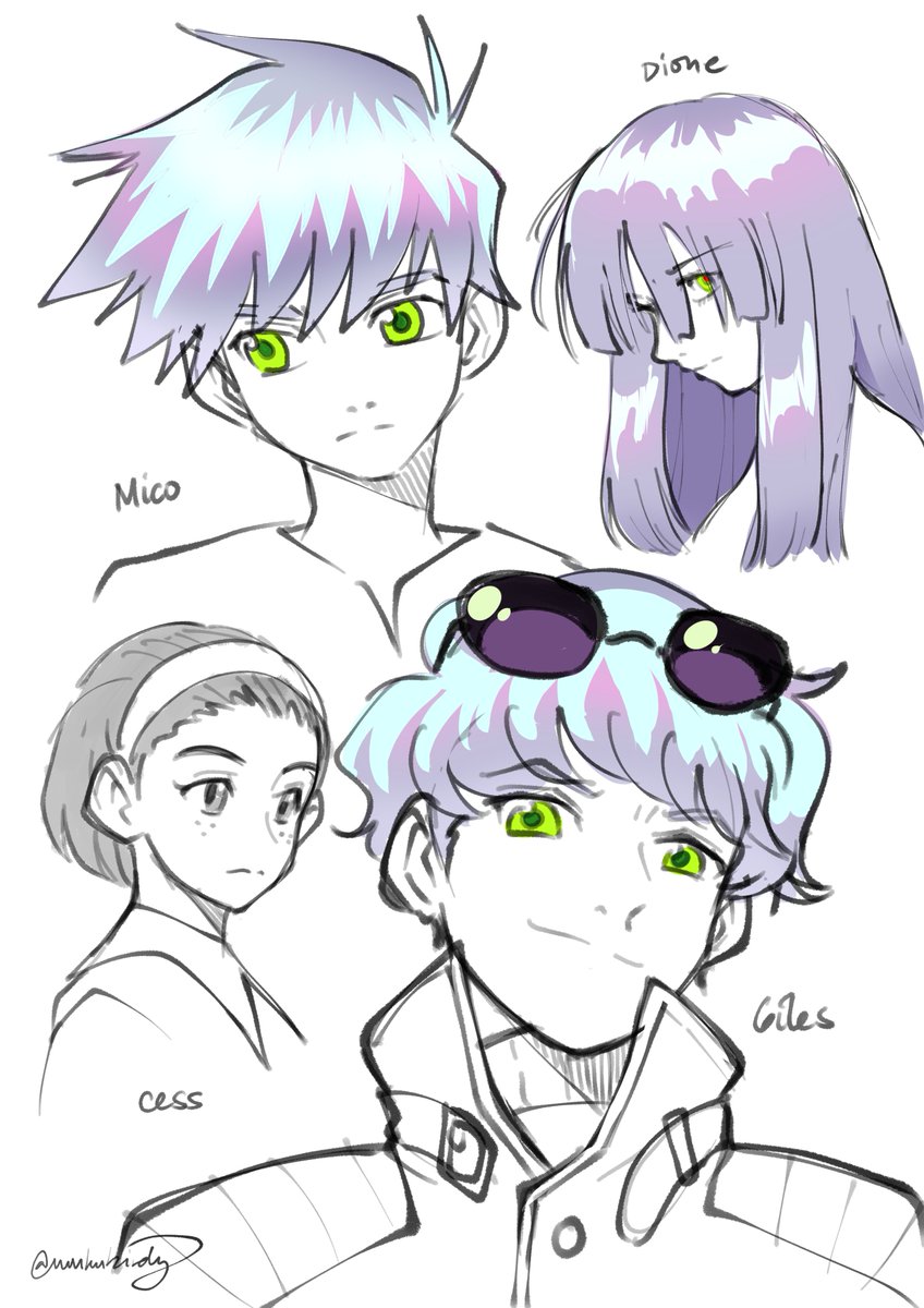 OC sketches again, featuring the chrome gang