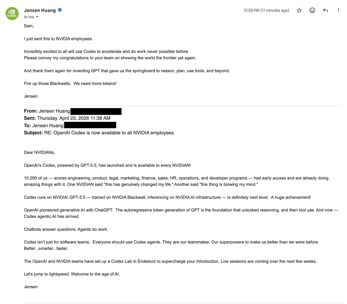 Sam Altman tweet media