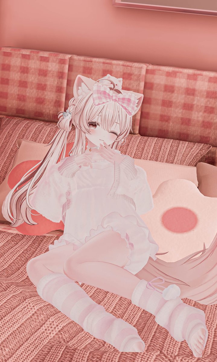 おはようございます～🌸
今日も頑張ってくださいね！✨

🌐BisConRoom By MoffCon - びすこ（bisuketty）
#VRChat #Eku3D