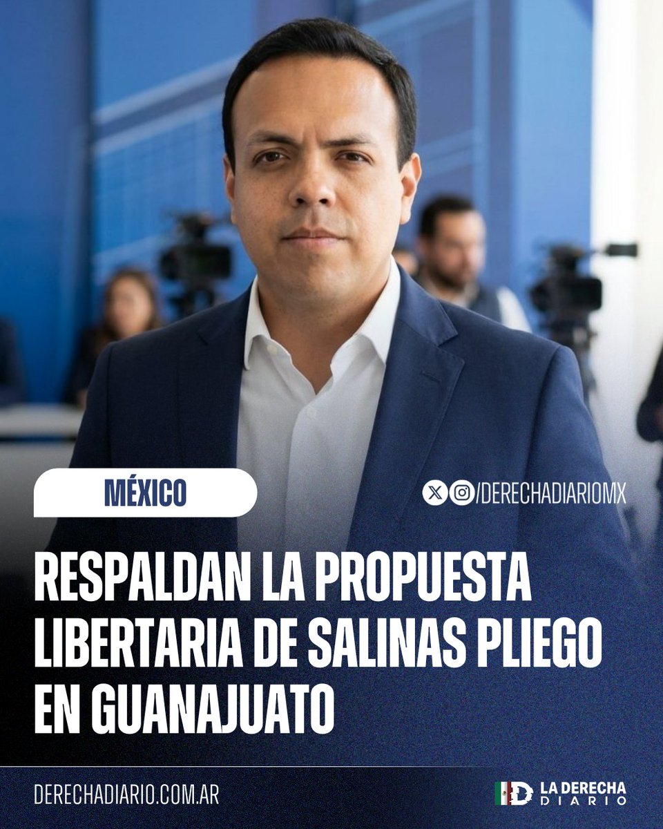 DerechaDiarioMX's tweet photo. 🇲🇽 | El abogado minarquista @lfgtzg respaldó el proyecto libertario del Presidente de Grupo Salinas, @RicardoBSalinas, para echar a los comunistas de Guanajuato y llevar prosperidad y seguridad al estado: "La única salida es la libertad". https://t.co/llZ3bL1QT0