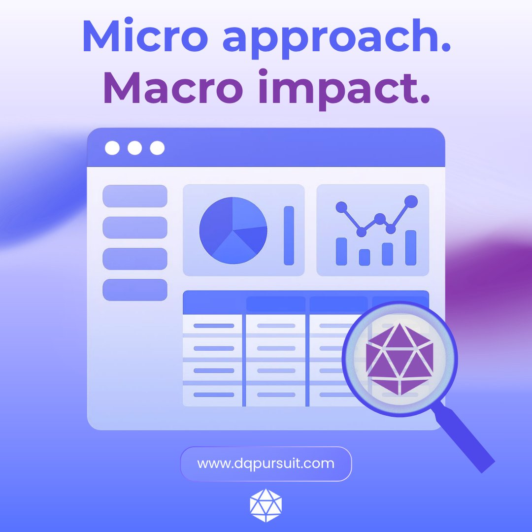 DqPursuit's tweet image. DQ Pursuit takes a micro approach to macro data.
We map connections, apply clear standards, and build workflows that catch issues early.

The result? Data that works the way your business works.

See it in action: dqpursuit.com
#DataQuality #DataGovernance #DataStrategy
