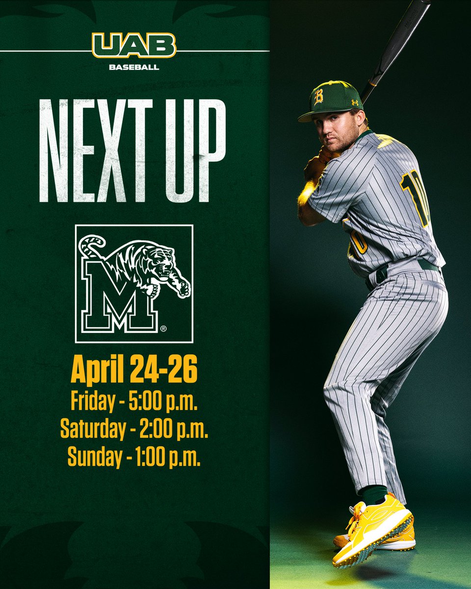 Good to be home🏡

🆚 Memphis
📺 ESPN+
🎟️ uabsports.evenue.net/events/BB