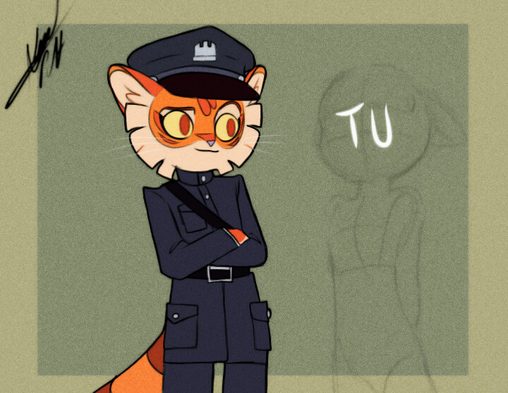 CafeAbril's tweet image. "No se coquetea con el policía 🚔 ✨"
Ganador de los votos freckle ✨🐱

#freckle #calvin #LackadaisyCats #lackadaisy #freckle #calvinfreckle #frecklemcmurray
#dibujodigital #LackadaisyCats #lackadaisyfanart #ocxcanon