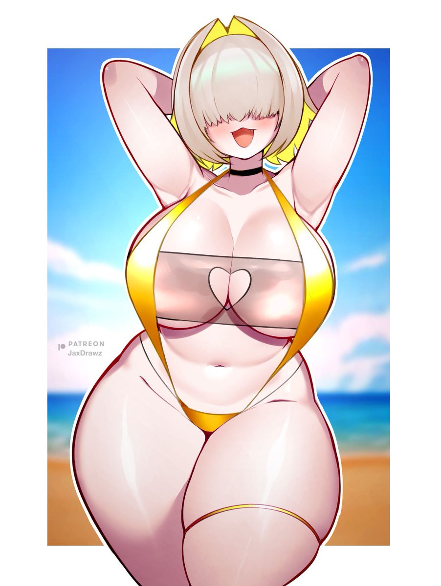 Jax_Drawz's tweet image. Summer Elegg 

#fanart #nikke