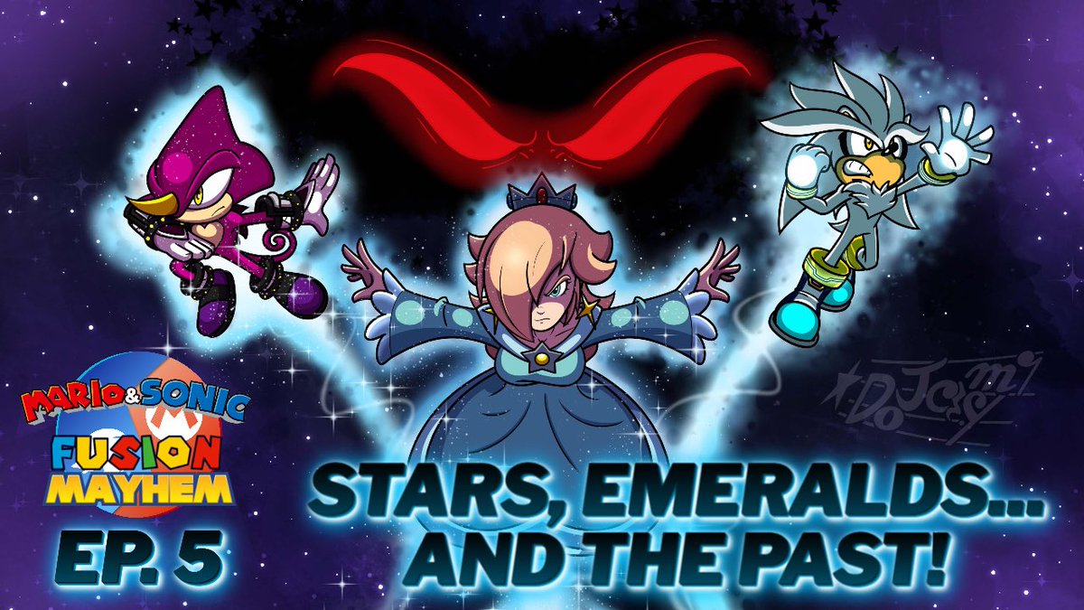 FusionMayhem's tweet photo. EPISODE 5 OF MARIO AND SONIC FUSION MAYHEM IS OUT NOW!!!

See what unfolds in Blaze’s dimension and the comet observatory! #MarioandSonic

Artists: @ujiidow and more! 

Voices: @DavenTylerFultz @Lingulini @Kawaiipony_VA and MORE! 

https://t.co/V5LT4XfGpW https://t.co/AbXoaOJTxT
