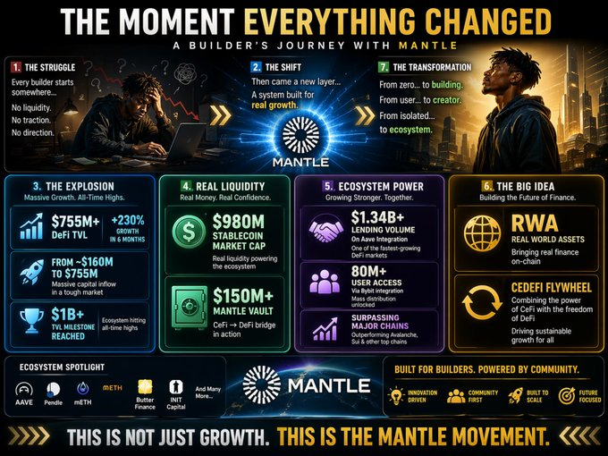 Asemcrypt_'s tweet photo. @Mantle_Official is having real growth! The Momentum and adoption is undeniable.
My entry into the track 2: Mantle Movement Infographic
$MNT #MantleNetwork https://t.co/9meqBTqAjT